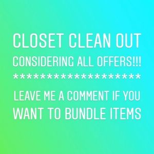 Entire Closet Closet Clear Out! All offers considered!